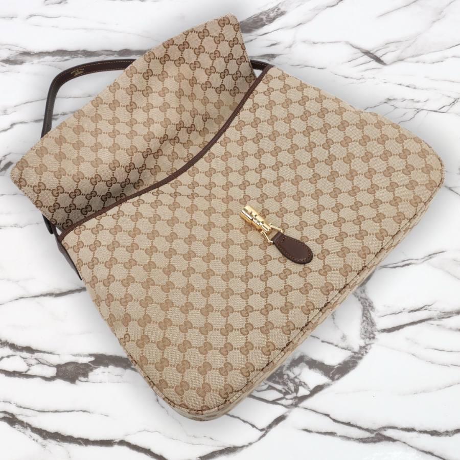 RP 3025000 Gucci Bag Beige Canvas 43x23x5 A4BB