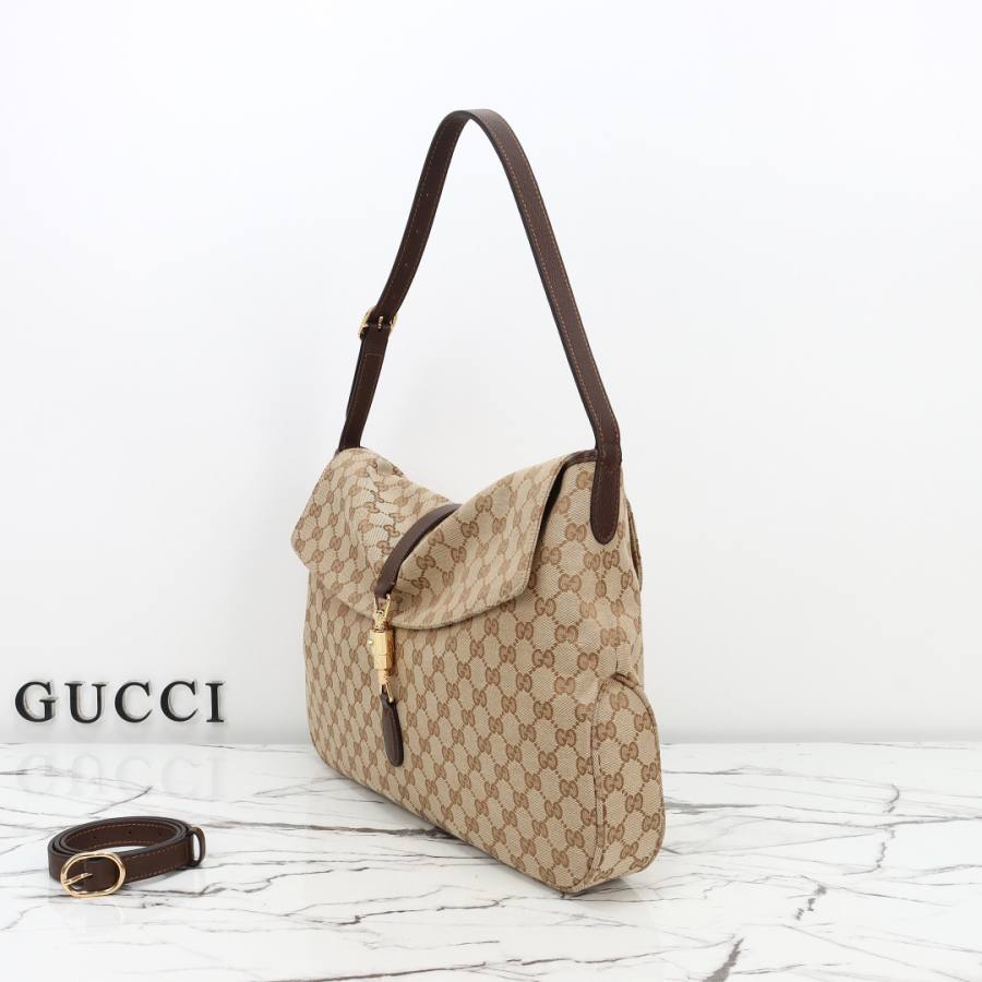 RP 3025000 Gucci Bag Beige Canvas 43x23x5 A4BB