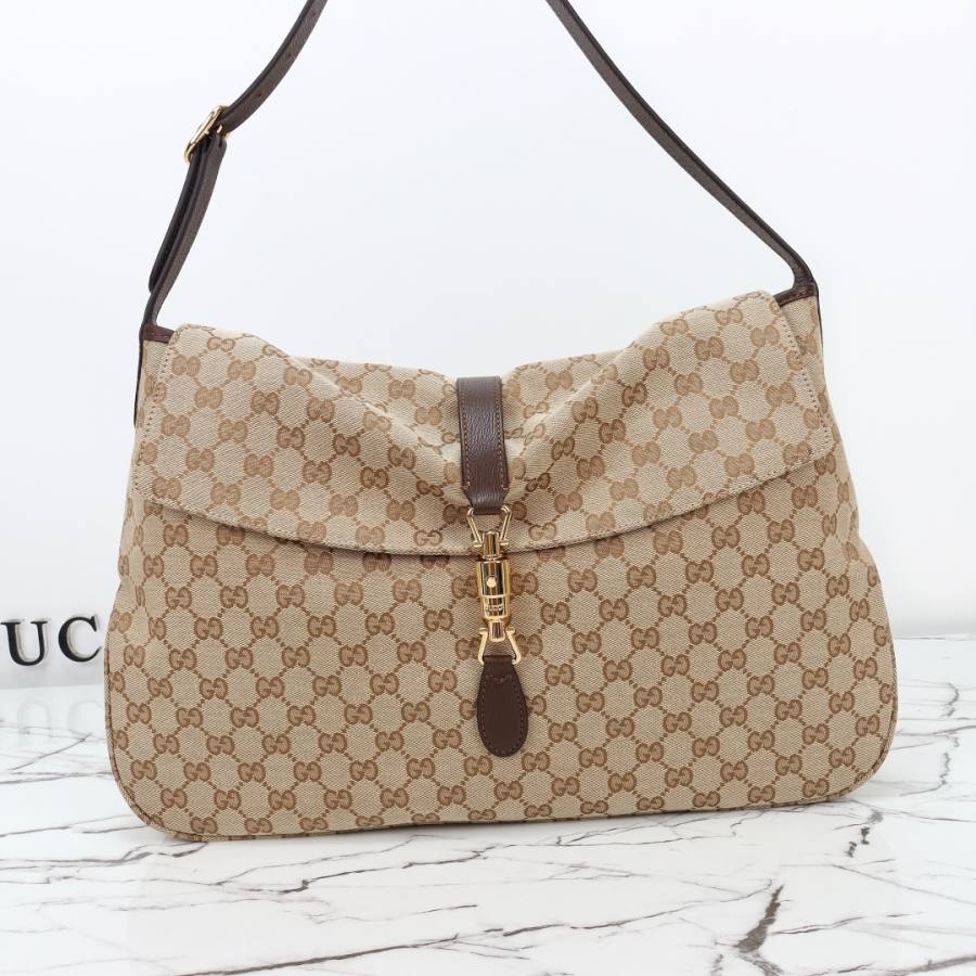 RP 3025000 Gucci Bag Beige Canvas 43x23x5 A4BB