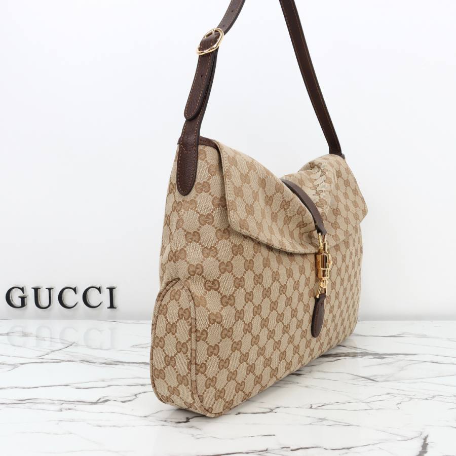 RP 3025000 Gucci Bag Beige Canvas 43x23x5 A4BB