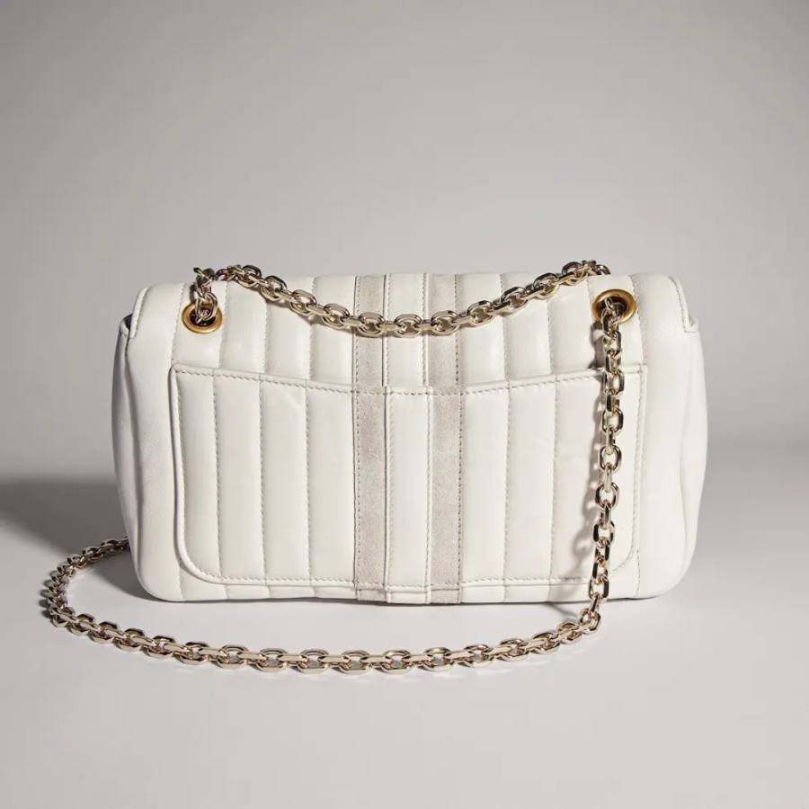 RP 3052000 Gucci Bag White Leather 26x15x7 3483