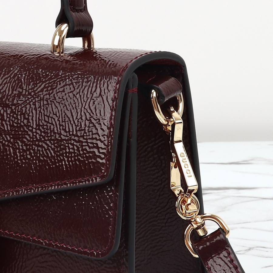 RP 3106000 Gucci Jackie 1961 Burgundy 22x16x8 799599 DD4D