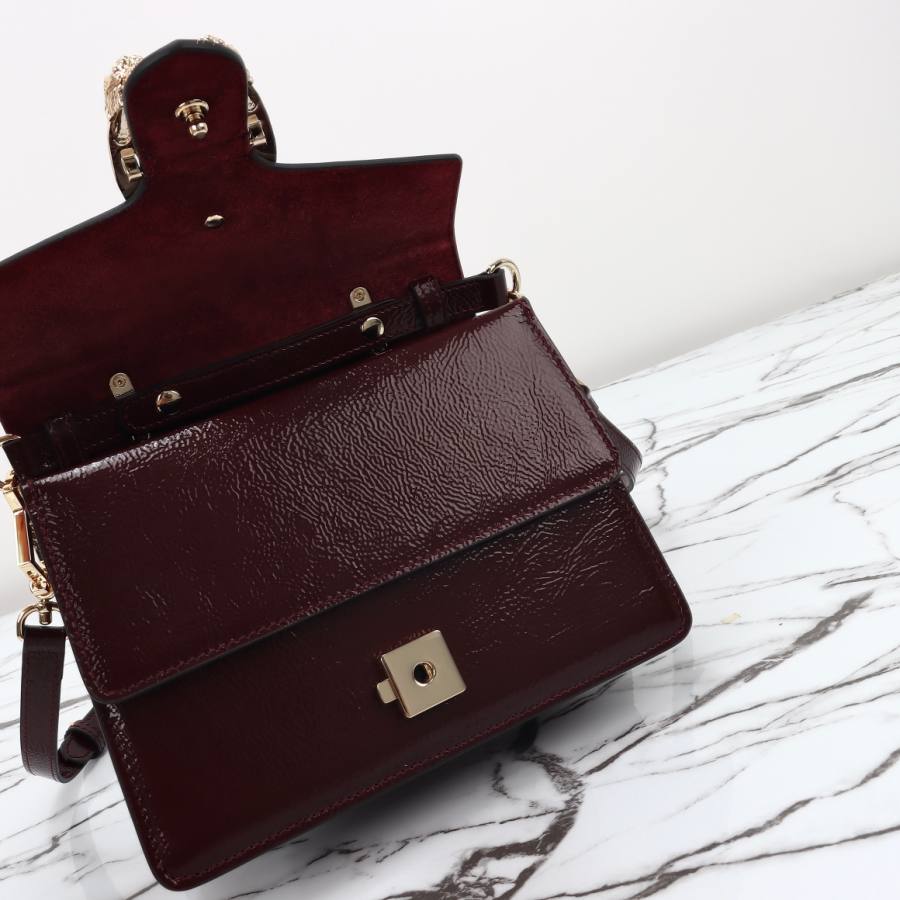 RP 3106000 Gucci Jackie 1961 Burgundy 22x16x8 799599 DD4D