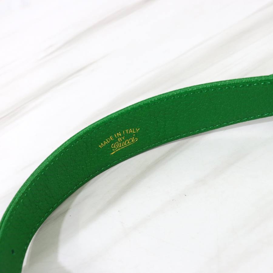 RP 3133000 Gucci 731817 Green Leather 25x19x7 731817 DEBB