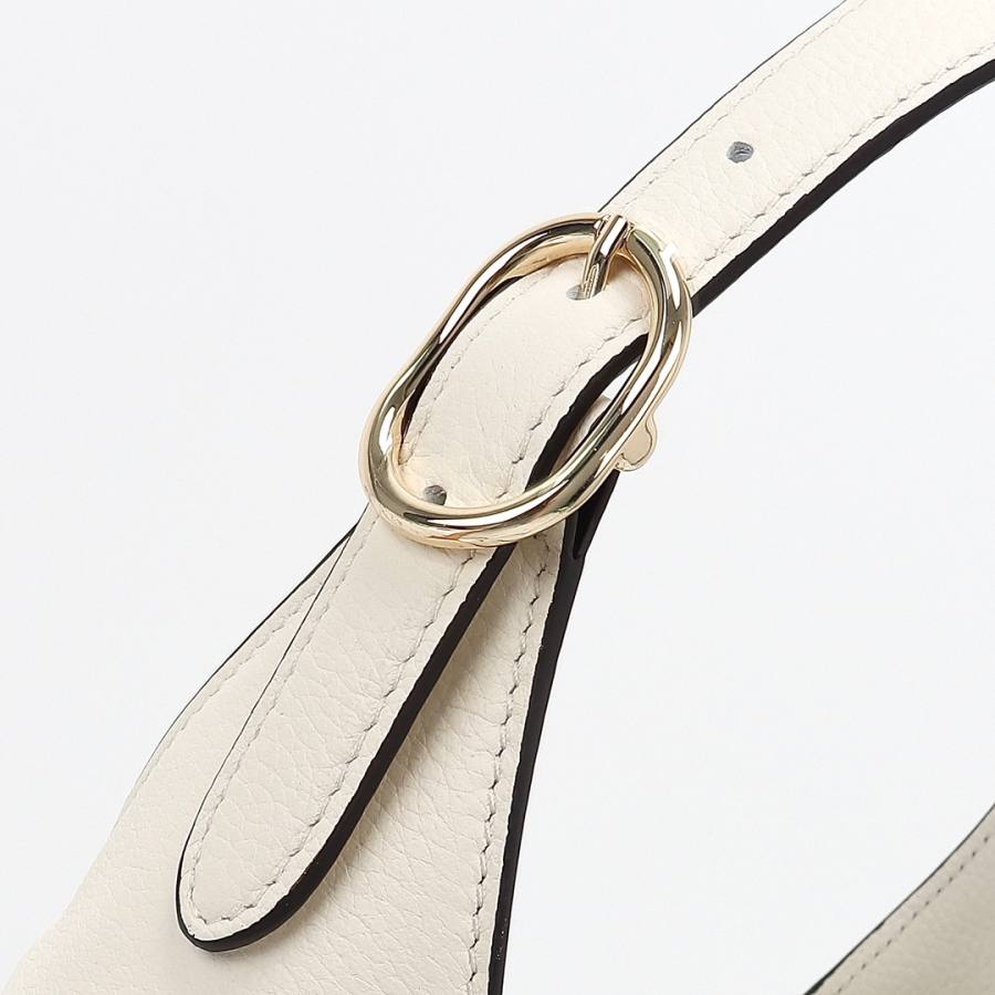 RP 3214000 Gucci Ophidia White Leather 27.5x19x4 810232 C555
