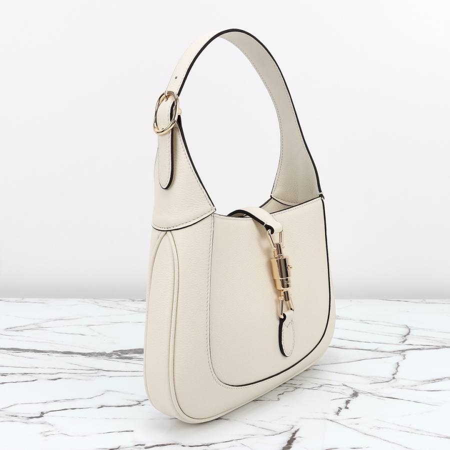 RP 3214000 Gucci Ophidia White Leather 27.5x19x4 810232 C555