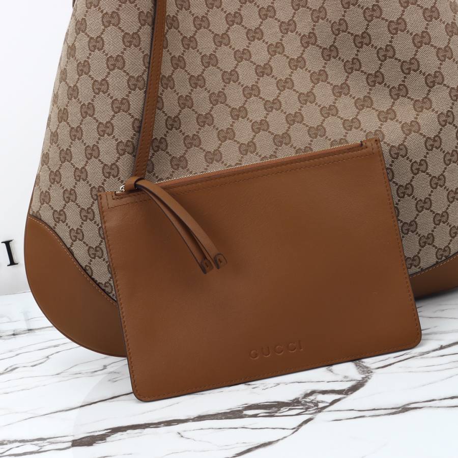 RP 3295000 Gucci Blondie Beige Canvas 49x46x4 815924 38B1