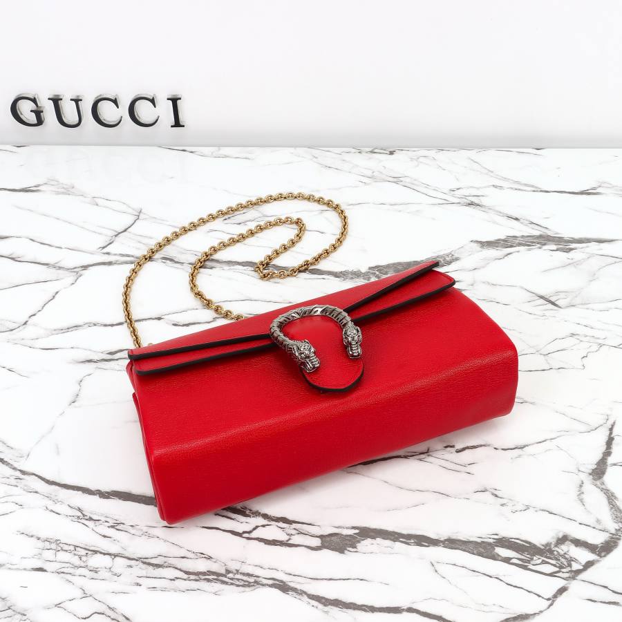 RP 3295000 Gucci Dionysus Red Leather 28x14x7 874735 A96D