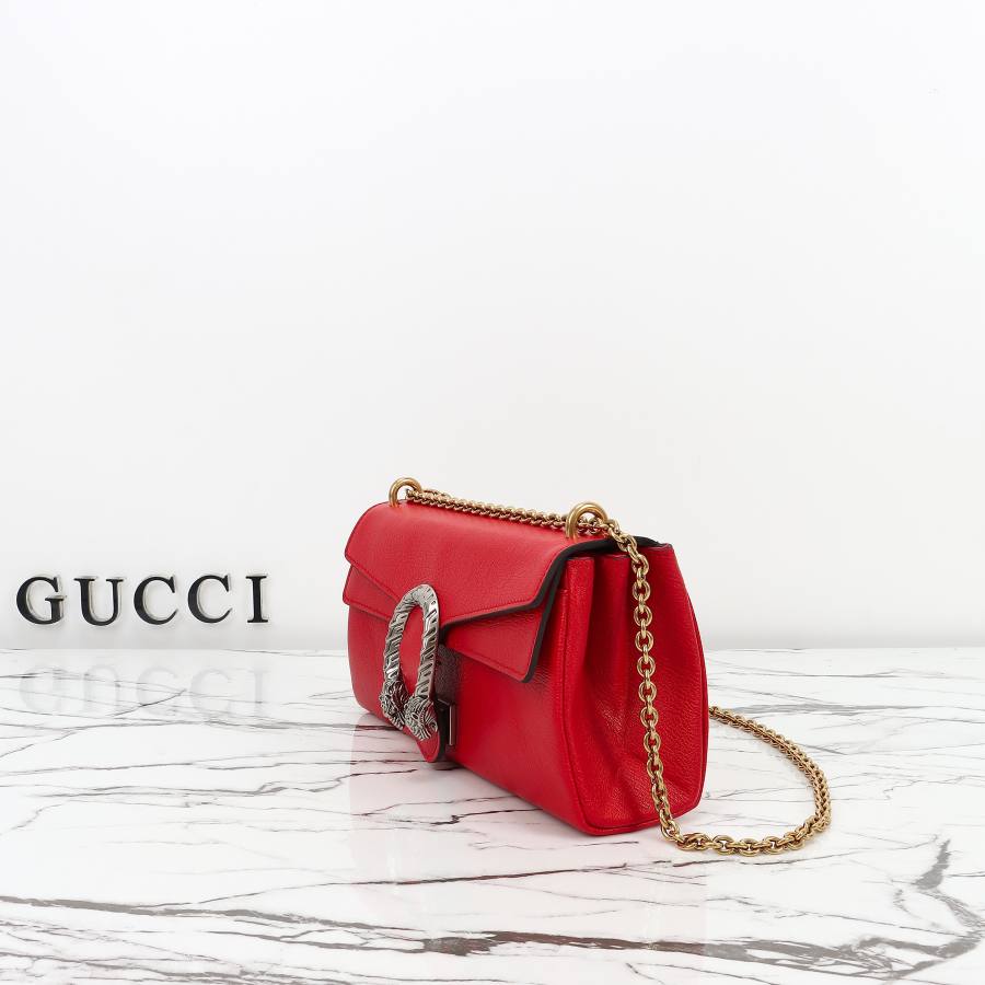 RP 3295000 Gucci Dionysus Red Leather 28x14x7 874735 A96D