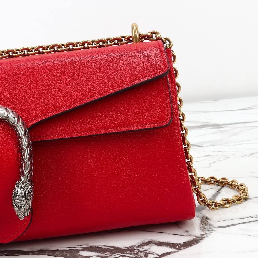 RP 3295000 Gucci Dionysus Red Leather 28x14x7 874735 A96D
