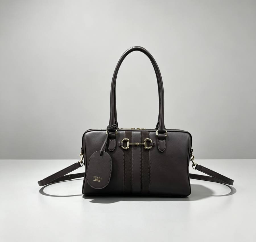 RP 3322000 Gucci Horsebit Web Boston 28x15x10 866732 9366