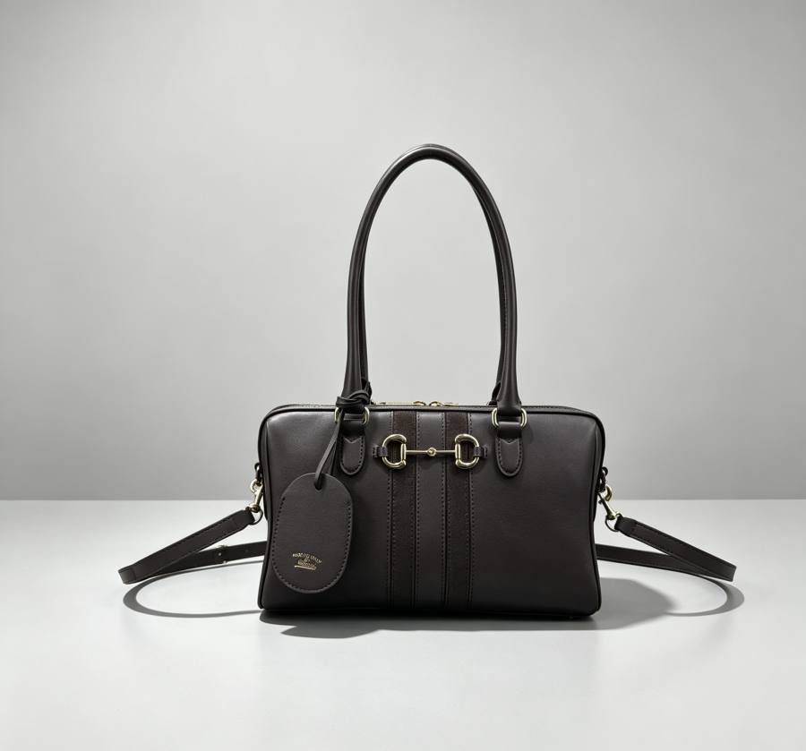 RP 3322000 Gucci Horsebit Web Boston 28x15x10 866732 9366