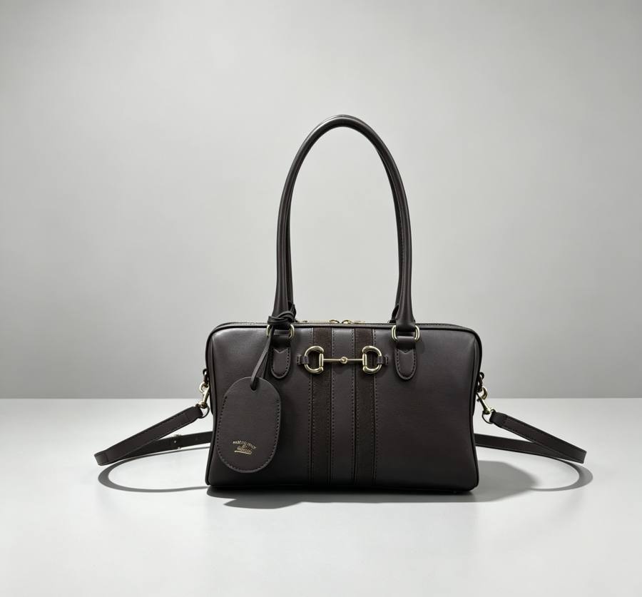 RP 3322000 Gucci Horsebit Web Boston 28x15x10 866732 9366