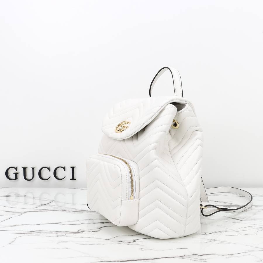 RP 3322000 Gucci Ophidia White Leather 24x25x14 861878 DFDA