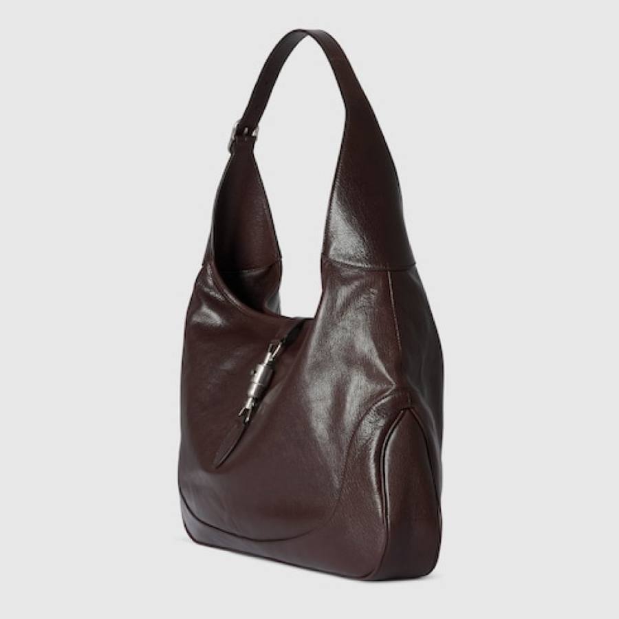 RP 3511000 Gucci Jackie Slim Brown Leather 40x29x5 863279 1178