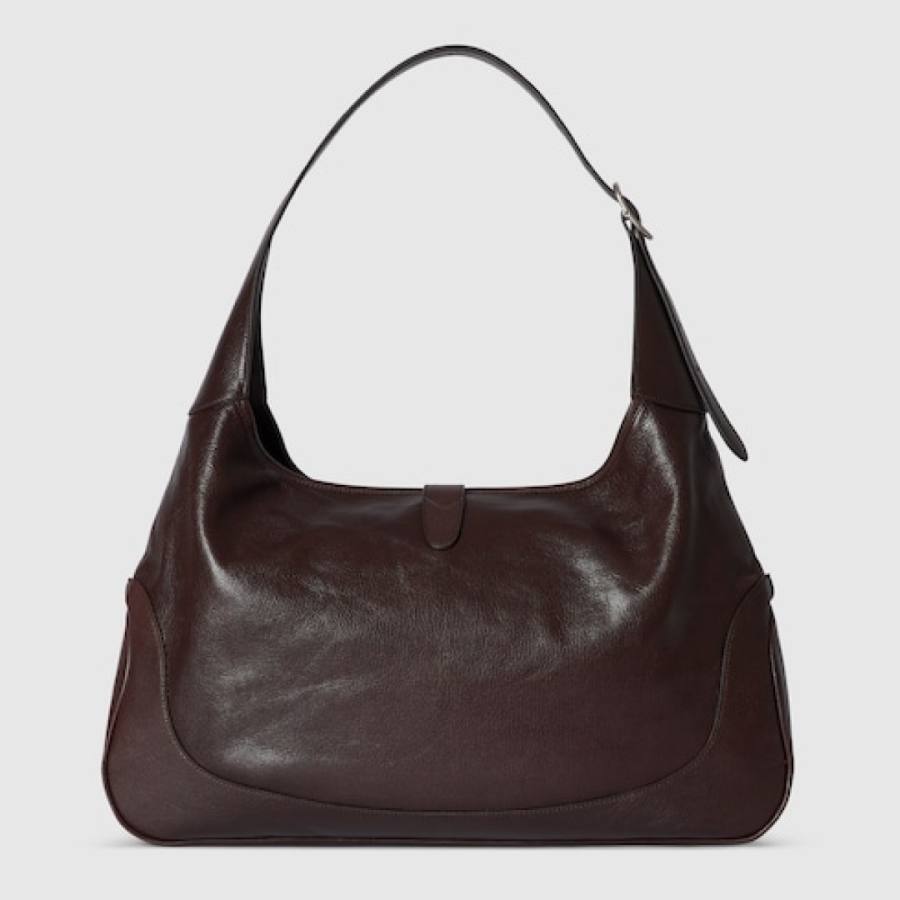 RP 3511000 Gucci Jackie Slim Brown Leather 40x29x5 863279 1178