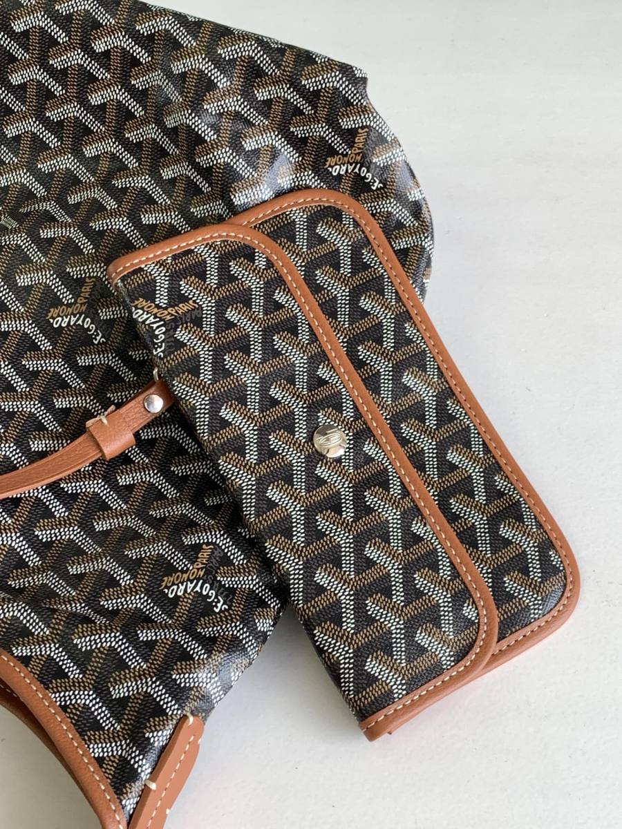 RP 2674000 Goyard Hobo Zip Tote Brown Tote 650F