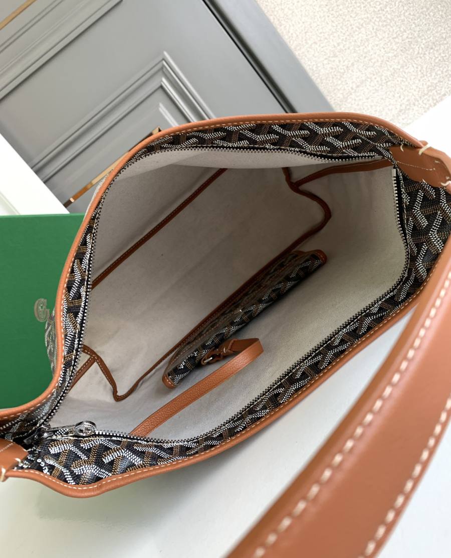 RP 2674000 Goyard Hobo Zip Tote Brown Tote 650F