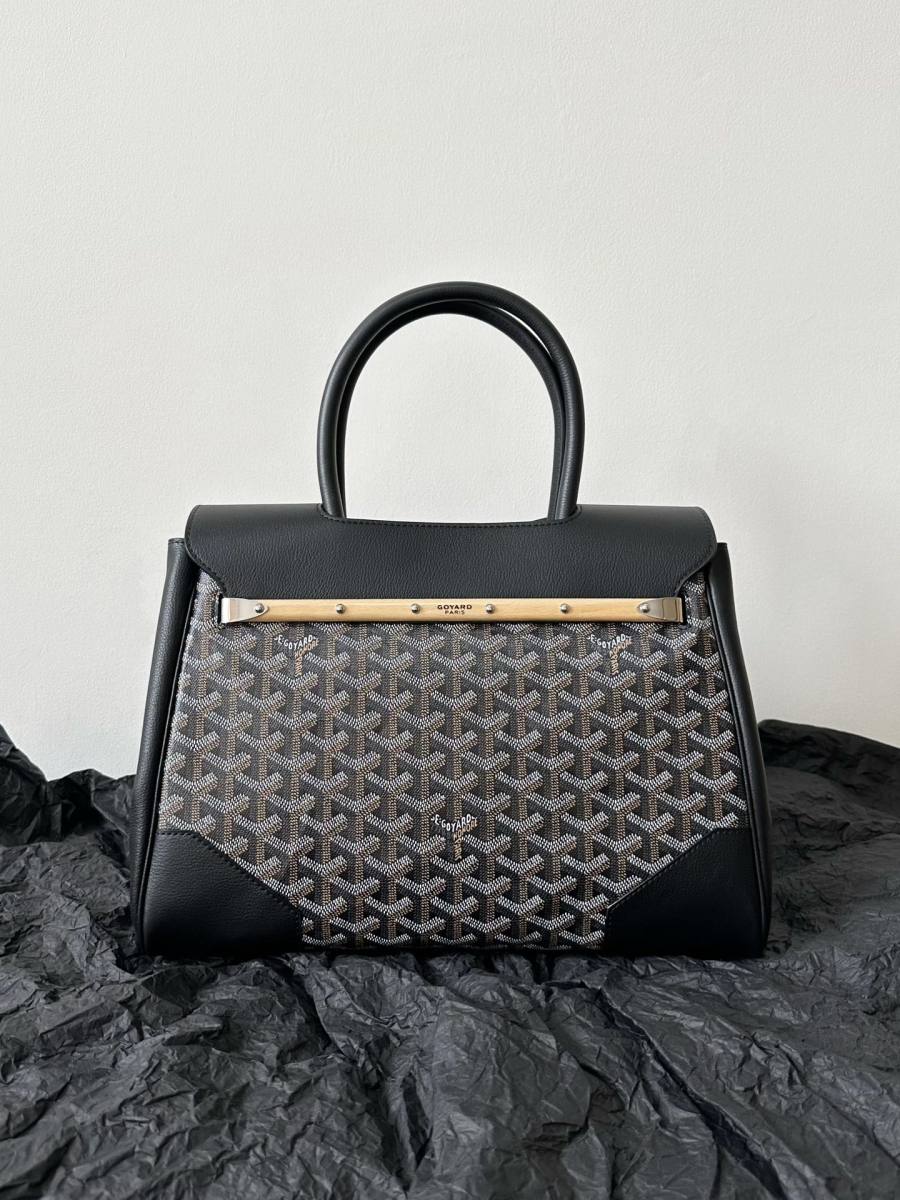 RP 3700000 Goyard Saïgon VIC Tote Black Tote FA8B