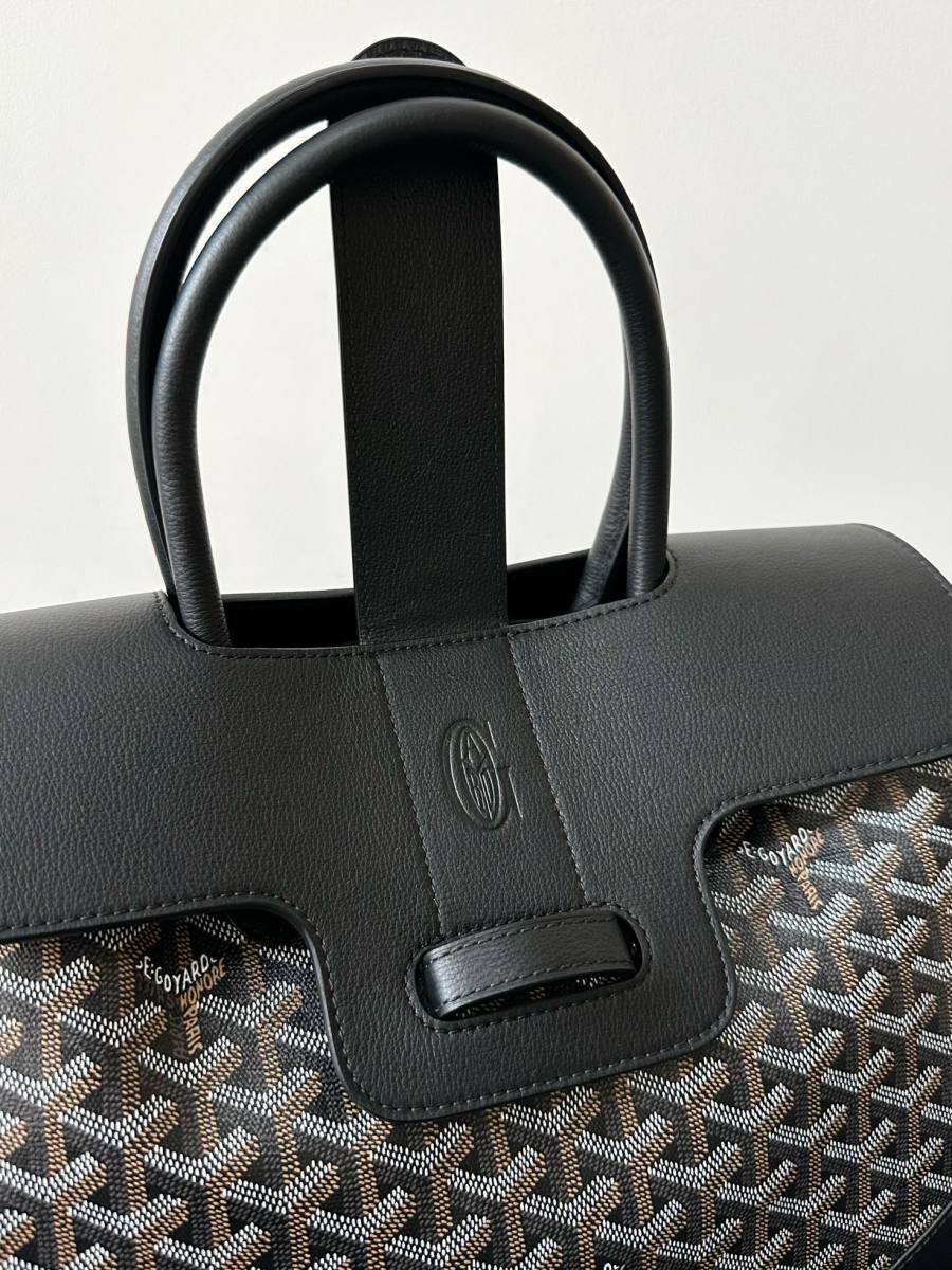 RP 3700000 Goyard Saïgon VIC Tote Black Tote FA8B