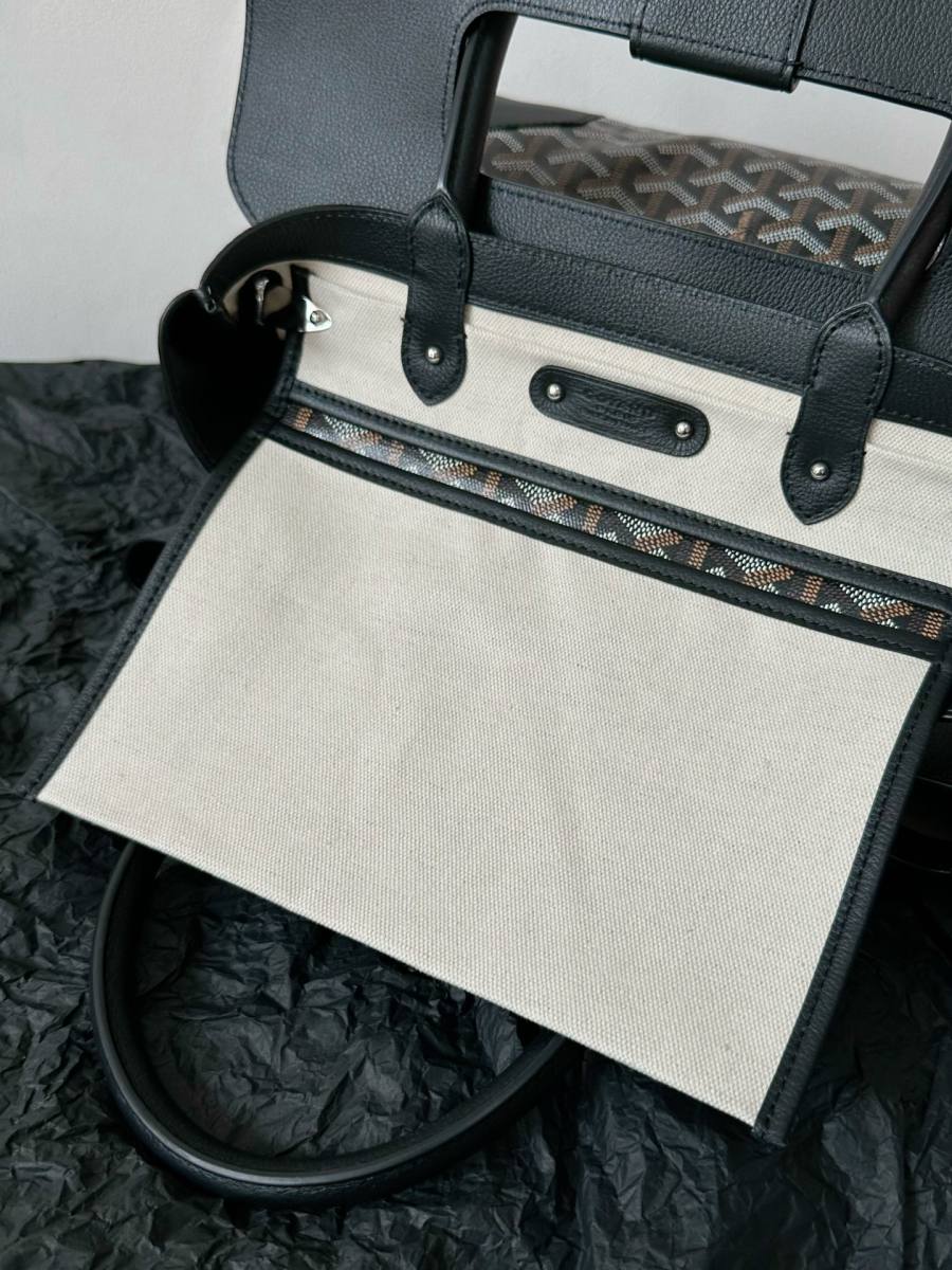 RP 3700000 Goyard Saïgon VIC Tote Black Tote FA8B