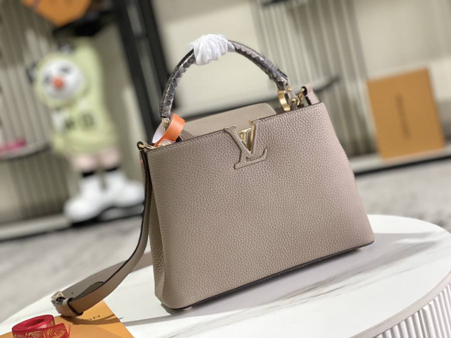 Louis Vuitton Capucines BB Elephant Grey 1445