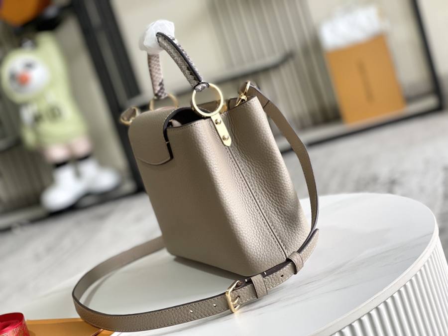 Louis Vuitton Capucines BB Elephant Grey 1445