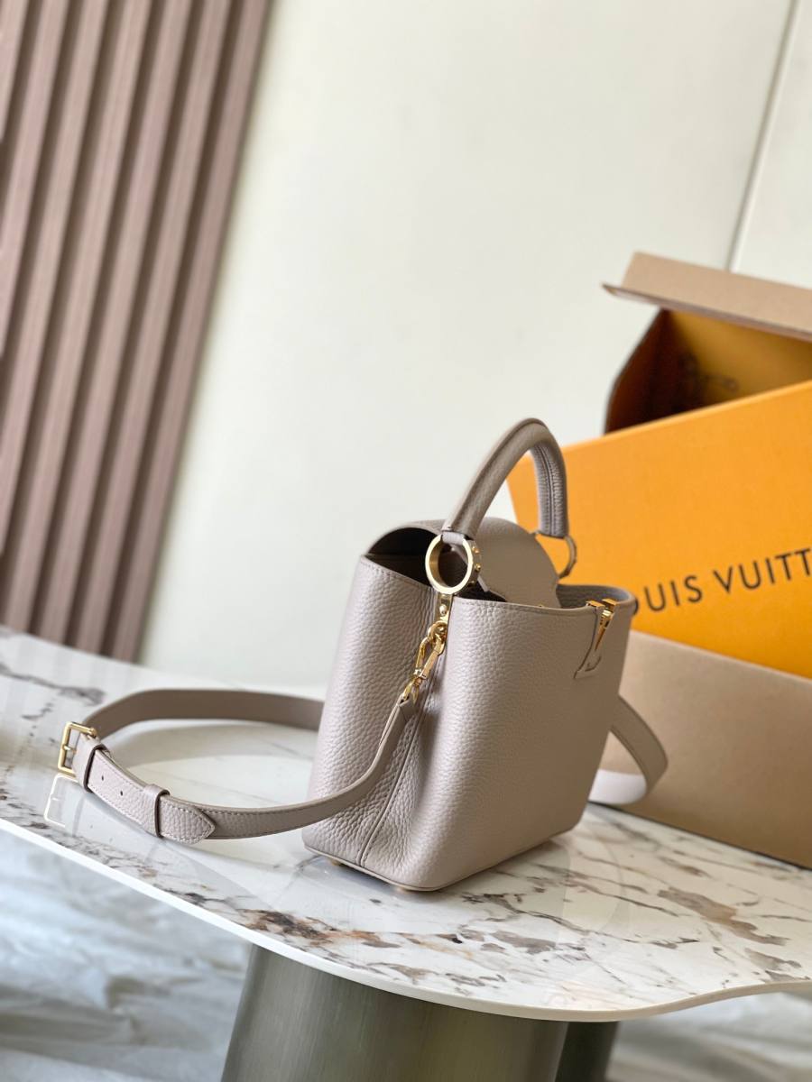 Louis Vuitton Capucines BB M24736 27 x 17.3 x 9 Grey CF39