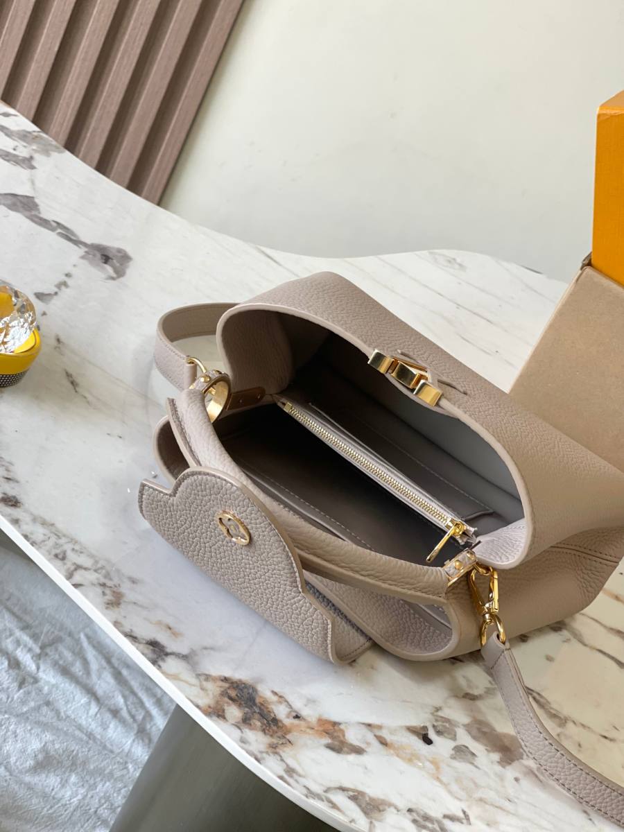 Louis Vuitton Capucines BB M24736 27 x 17.3 x 9 Grey CF39