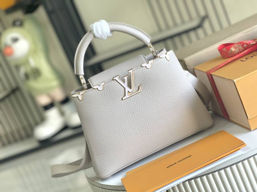 Louis Vuitton Capucines Mini M11341 21 x 13.6 x 8 Grey BDC5