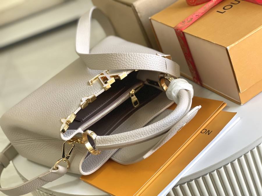 Louis Vuitton Capucines Mini M11341 21 x 13.6 x 8 Grey BDC5