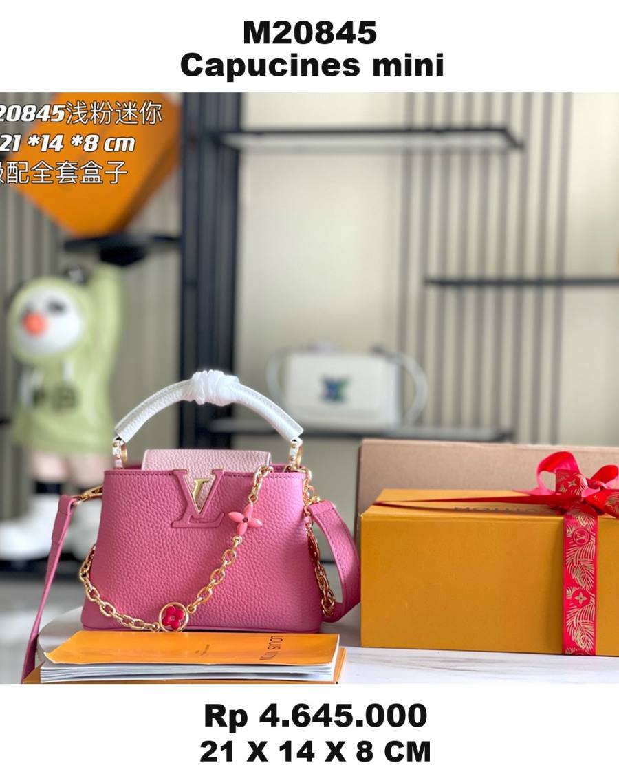 Louis Vuitton Capucines Pink 74CB