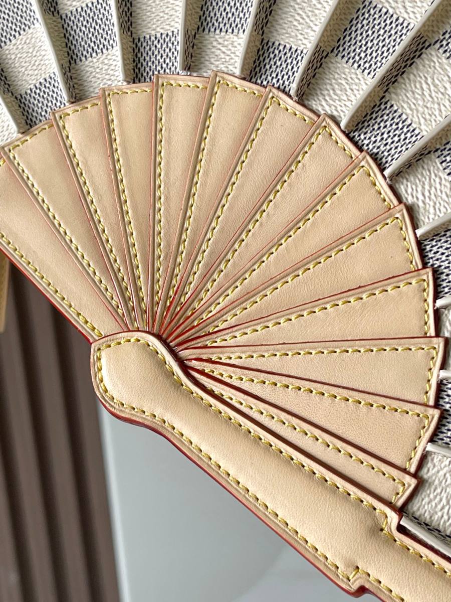 Louis Vuitton LV Fan M14804 20 x 12 x 4 Damier Azur A1C2