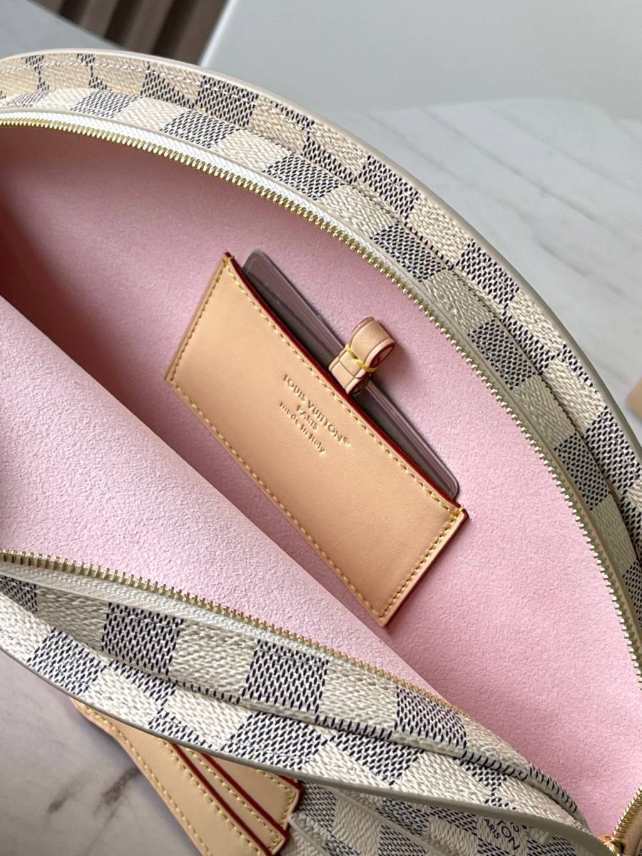 Louis Vuitton LV Fan M14804 20 x 12 x 4 Damier Azur A1C2