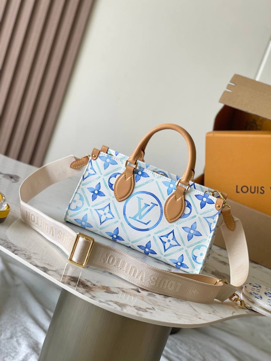 Louis Vuitton OnTheGo East West M25318 25 x 13 x 10 Blue 1E03