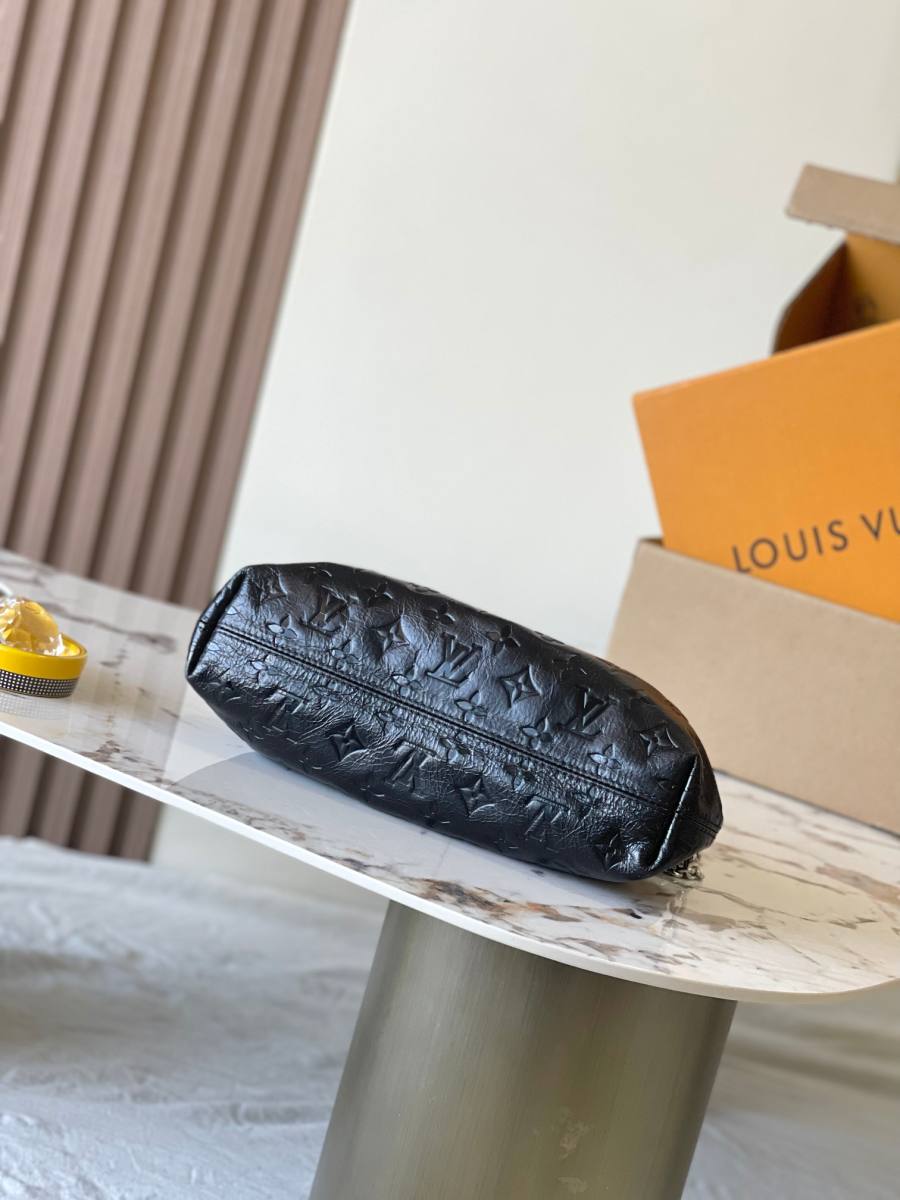Louis Vuitton Pochette Sling M27822 Black 1600
