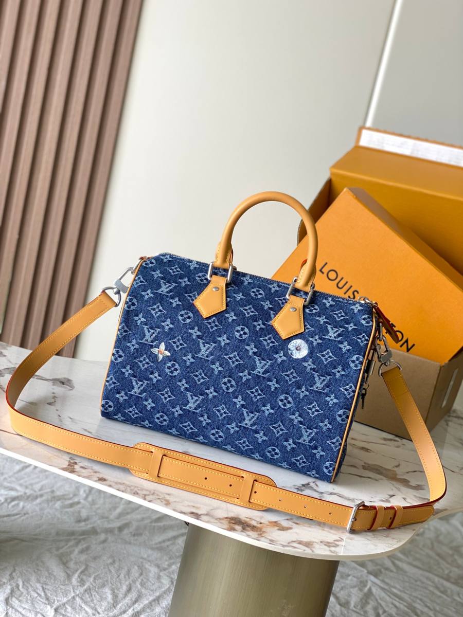 Louis Vuitton Speedy 30 Bandouliere M27556 34 x 22 x 19 B14E