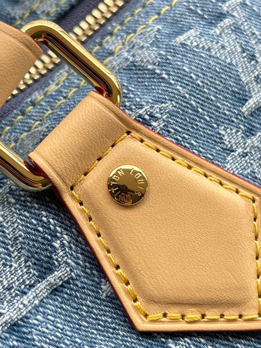 Louis Vuitton Speedy Soft 30 M14430 30 x 21 x 17 Denim 7F8F