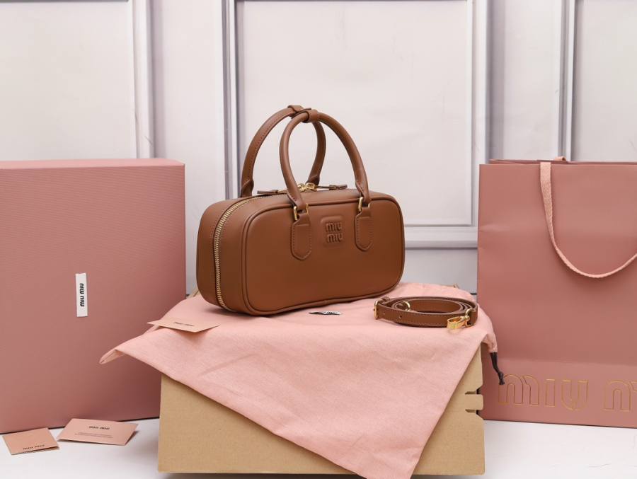 Miu Miu Arcadie Large 5BB148 42AB 27 x 12 x 9