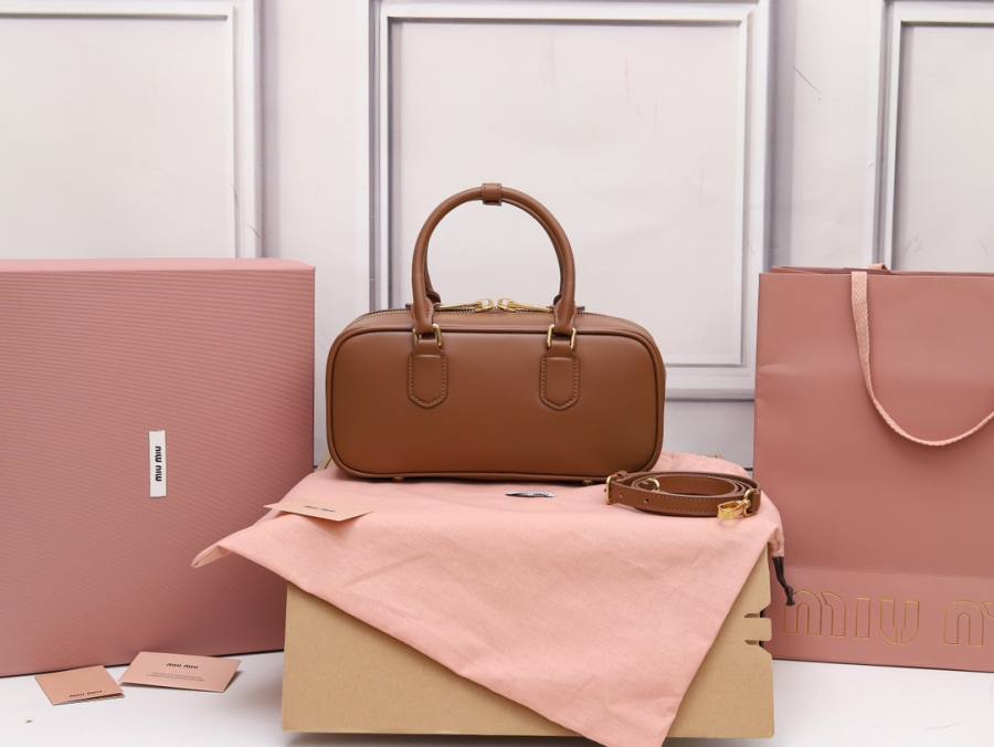 Miu Miu Arcadie Large 5BB148 42AB 27 x 12 x 9