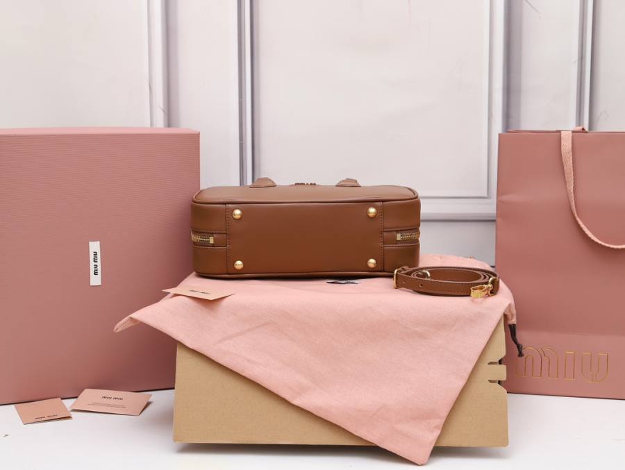 Miu Miu Arcadie Large 5BB148 42AB 27 x 12 x 9