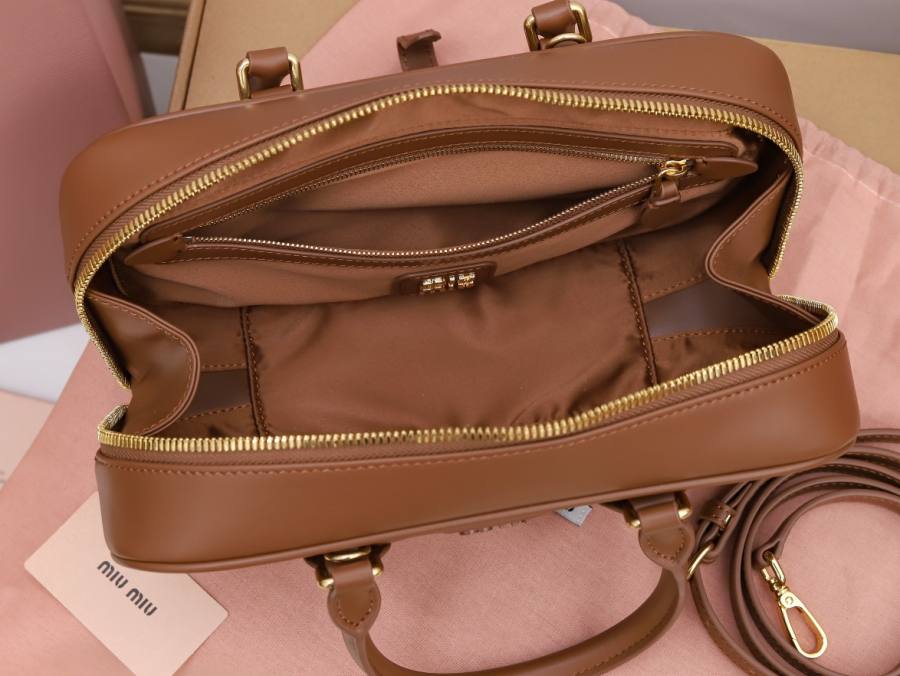 Miu Miu Arcadie Large 5BB148 42AB 27 x 12 x 9