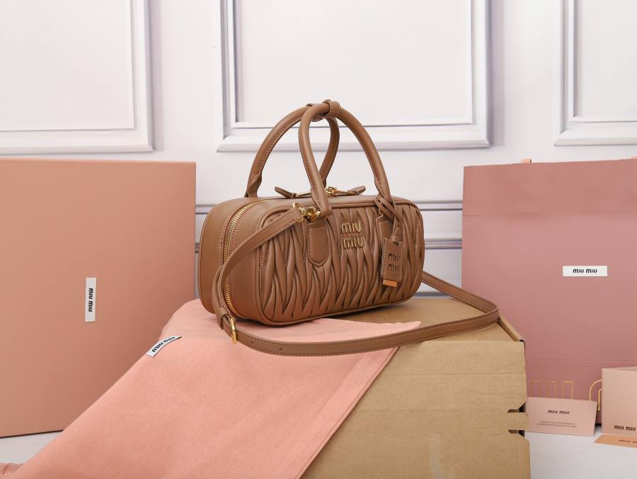 Miu Miu Arcadie Large 5BB148 7E6D 27 x 12 x 9