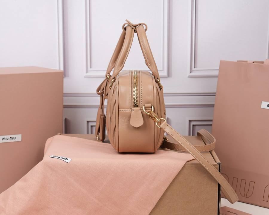 Miu Miu Arcadie Matelasse Small 5BB123 462C 19 x 13 x 6