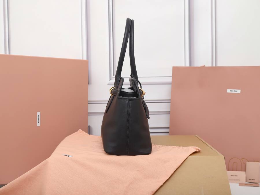 Miu Miu Aventure Canvas Tote 5BG310 003A 40 x 30 x 13