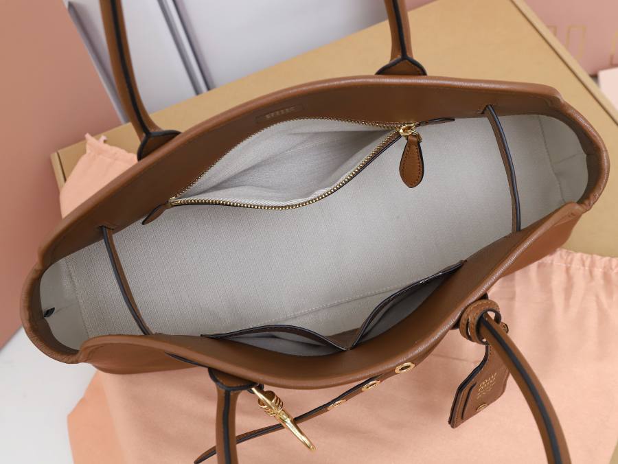 Miu Miu Aventure Canvas Tote 5BG310 0EB6 40 x 30 x 13