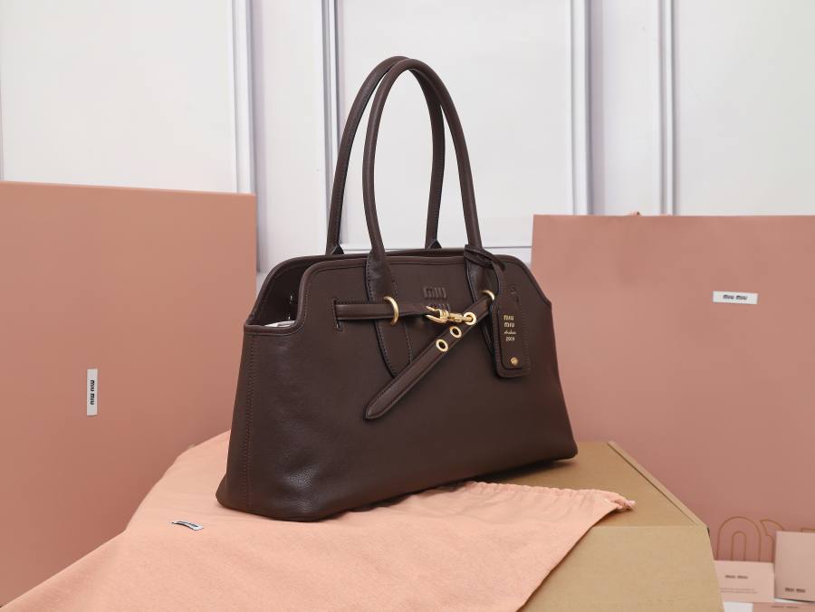 Miu Miu Aventure Canvas Tote 5BG310 7692 40 x 30 x 13