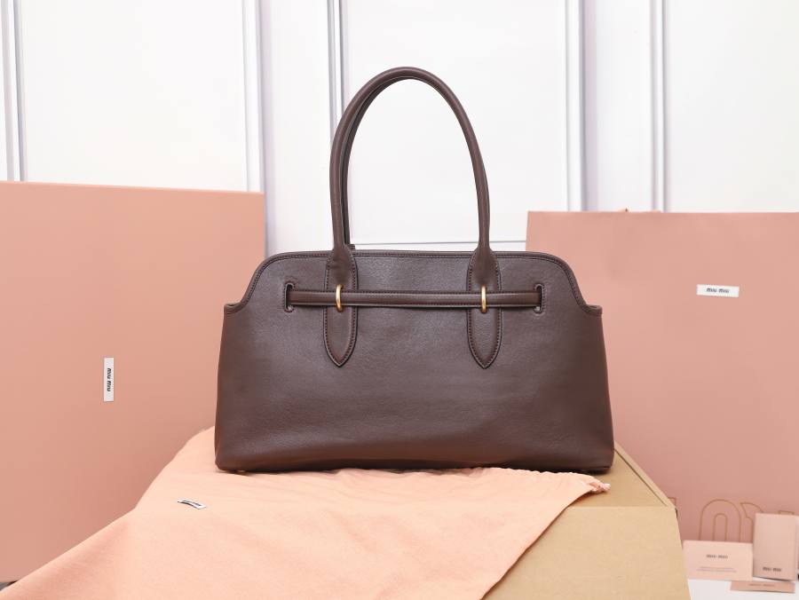 Miu Miu Aventure Canvas Tote 5BG310 7692 40 x 30 x 13