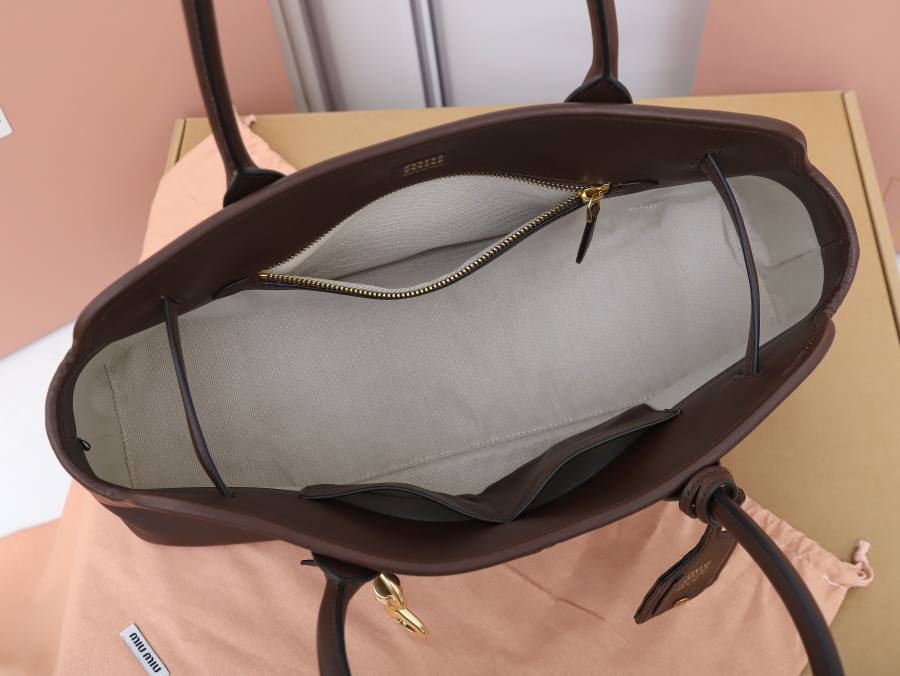 Miu Miu Aventure Canvas Tote 5BG310 7692 40 x 30 x 13