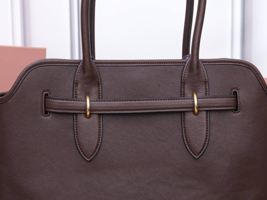 Miu Miu Aventure Nappa Medium Tote 5BG291 F486 40 x 30 x 13